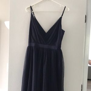 Cocktail beautiful dress. Dark blue